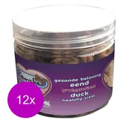 12x Renske Kattensnack Gezonde Beloning Hartjes Eend 100 gr