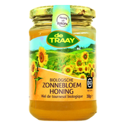 De Traay Biologische Zonnebloem Honing 350GR