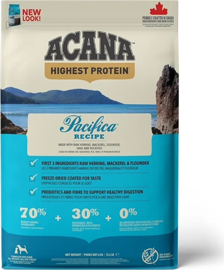 Acana Highest Protein Pacifica Dog 6 kg