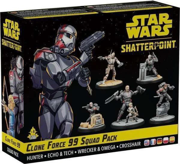 Star Wars Shatterpoint Clone Force 99 Squad Pack