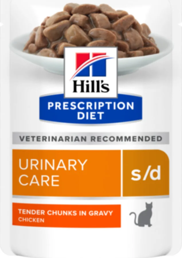 Hill's Prescription Diet s/d Urinary Care Kattenvoer Nat Kip 85 gr