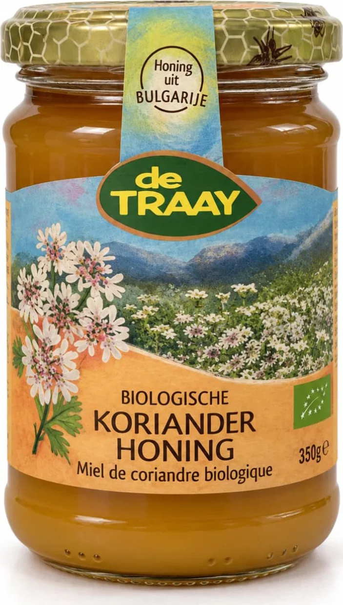 De Traay Koriander Honing Biologisch 350GR