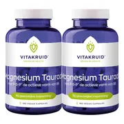 2x Vitakruid Magnesium Tauraat met P-5-P 180 vegancapsules