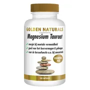 2x Golden Naturals Magnesium Tauraat 180 vegacapsules