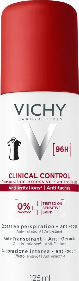 Vichy Clinical Control Anti-Transpirant 96H 125ML