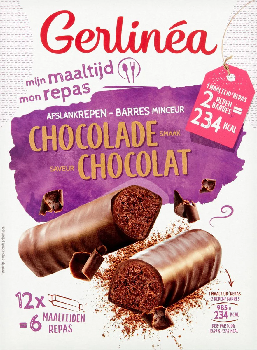 Gerlinea Repen Chocolade 12 x 31 gr