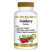 Golden Naturals Cranberry & Microbiotica 180 vegacapsules