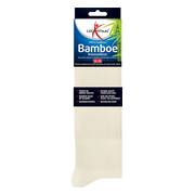 Lucovitaal Bamboe Kniesokken Ecru 35-38 1PR