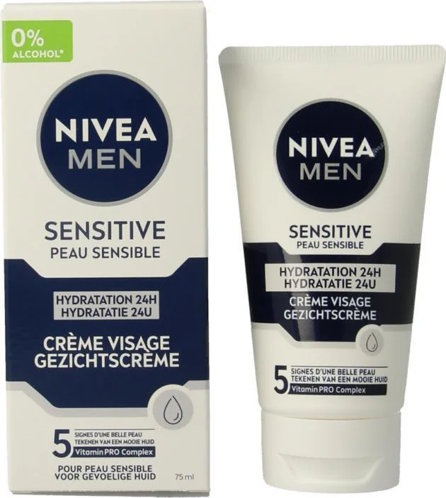 NIVEA Men Gezichtscrème Sensitive 75 ml