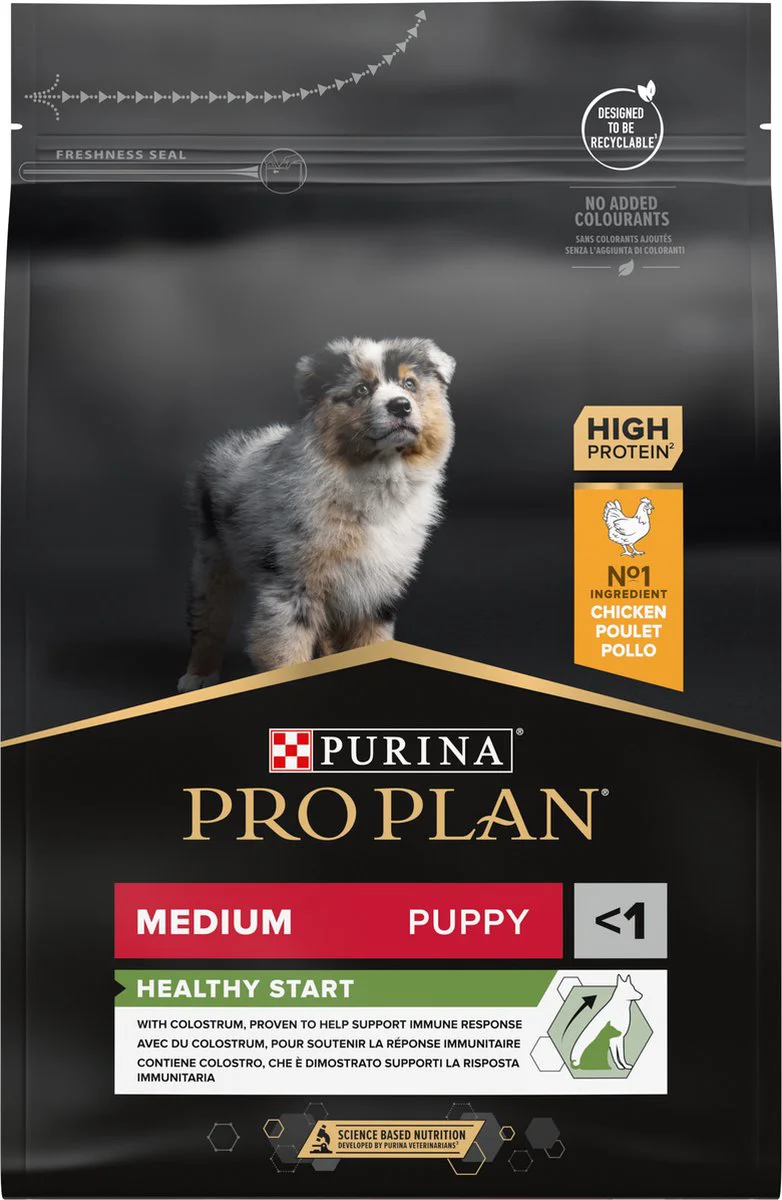 Pro Plan Hondenvoer Droog Puppy Medium Healthy Start Kip 3 kg