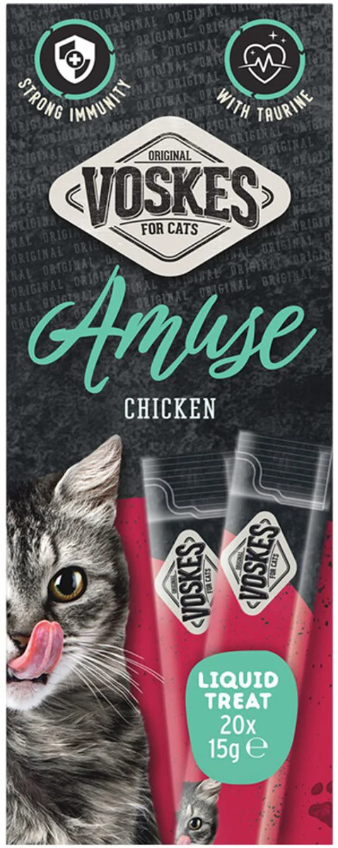 Voskes Kattensnack Liquid Treat Kip 20x15 gr