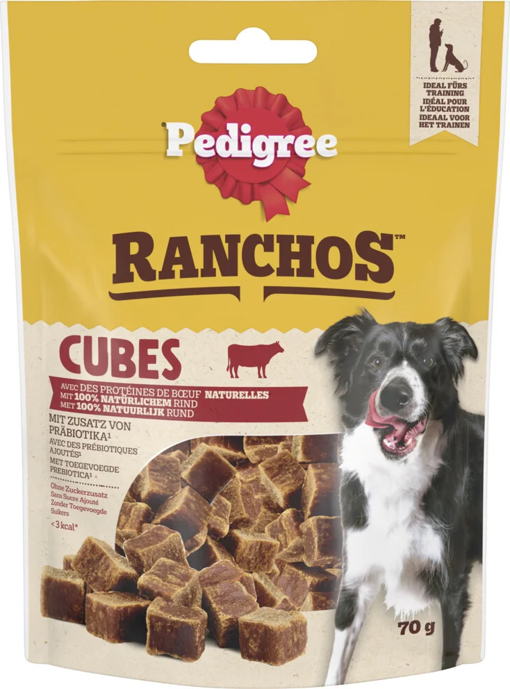 Pedigree Ranchos Cubes Hondensnacks Rund 70 gr