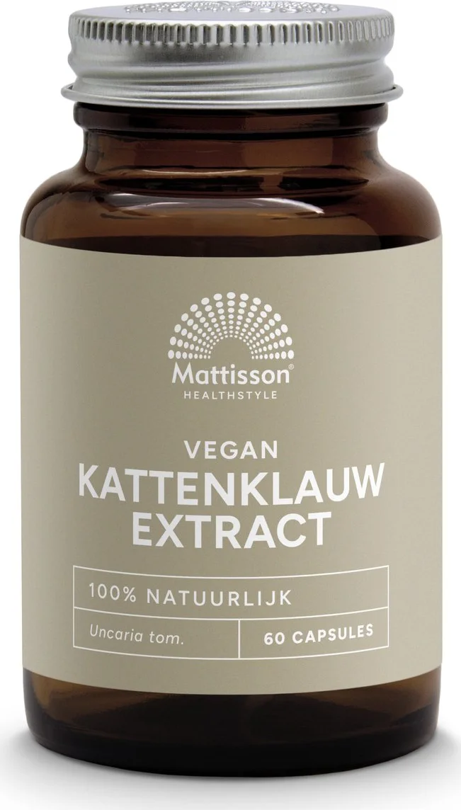 Mattisson HealthStyle Kattenklauw Extract Capsules 60CP