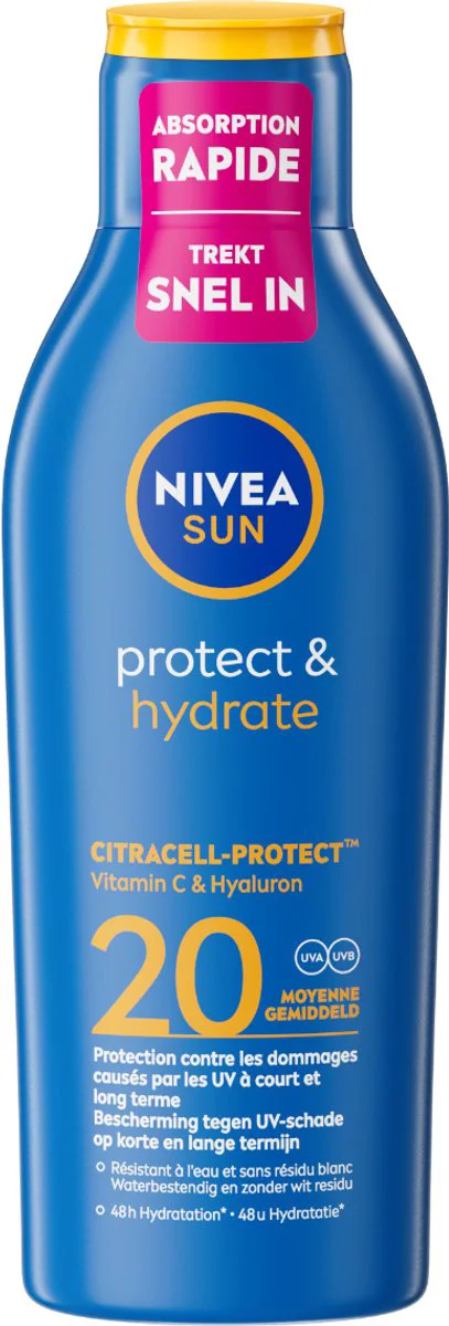 NIVEA Sun Protect & Hydrate Zonnebrand SPF 20 200 ml