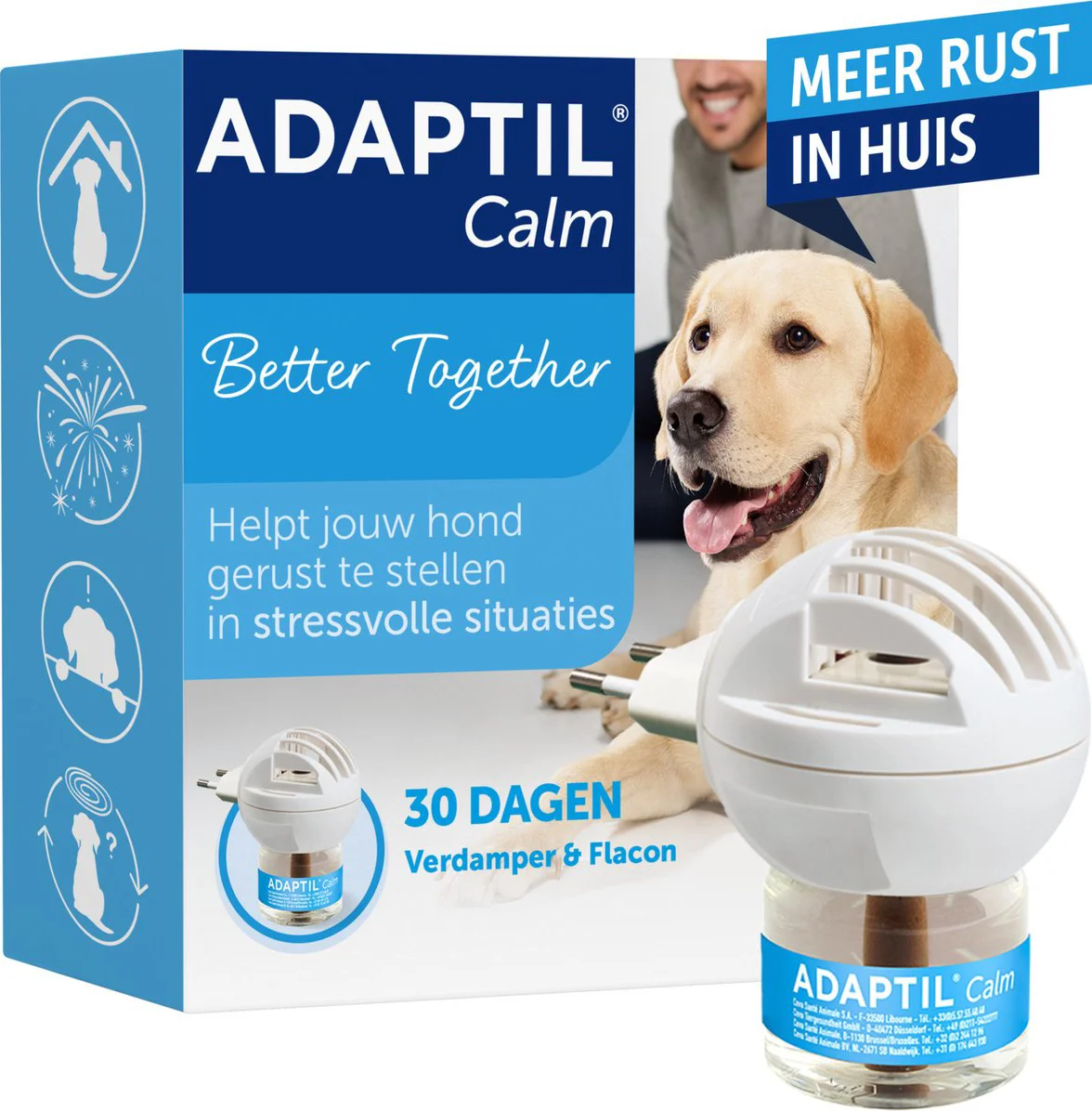 Adaptil Calm Anti-Stress Verdamper en Navulling 48 ml