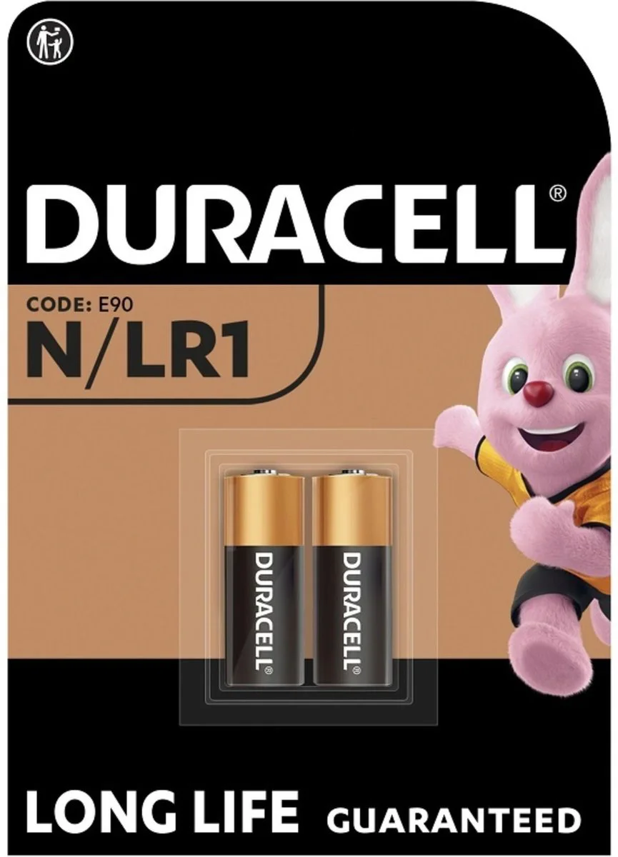 10x Duracell Alkaline N-batterijen 2 stuks