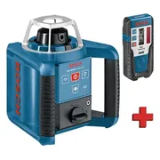 Bosch Professional GRL 400 H Rotatielaser rood + LR 1 laserontvanger + houder in koffer - 0601061800