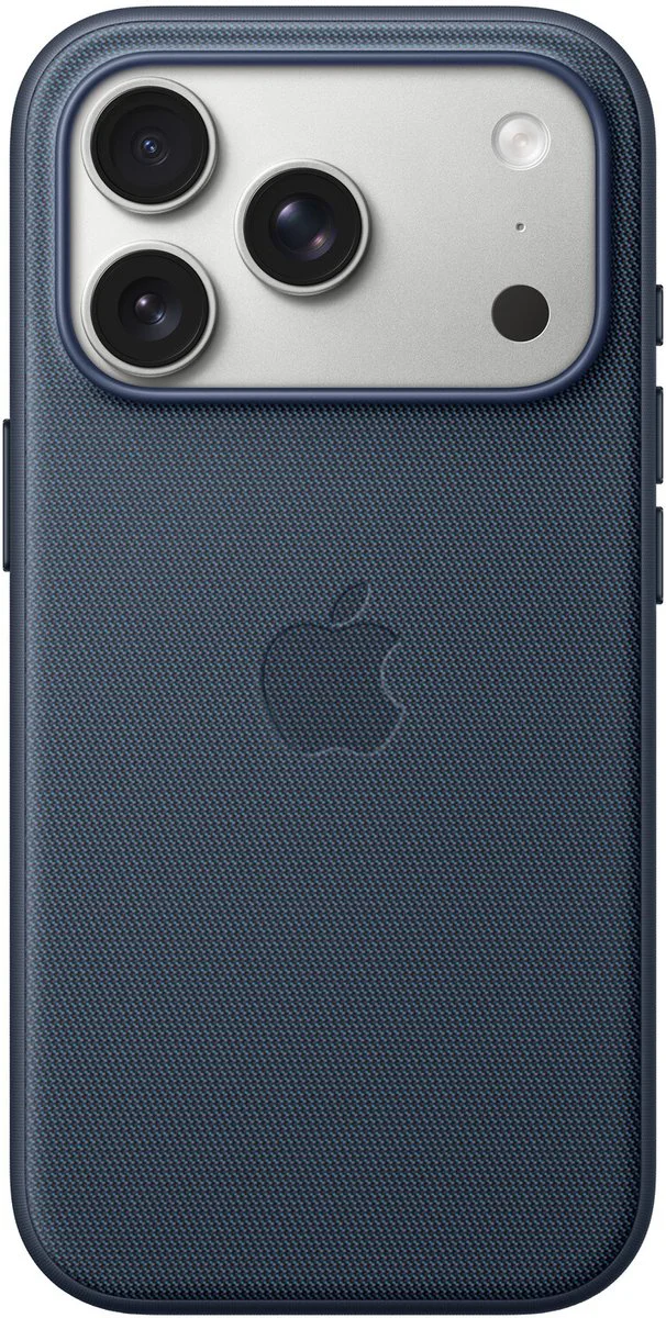 Apple iPhone 17 Pro TechWoven Back Cover met MagSafe Blauw