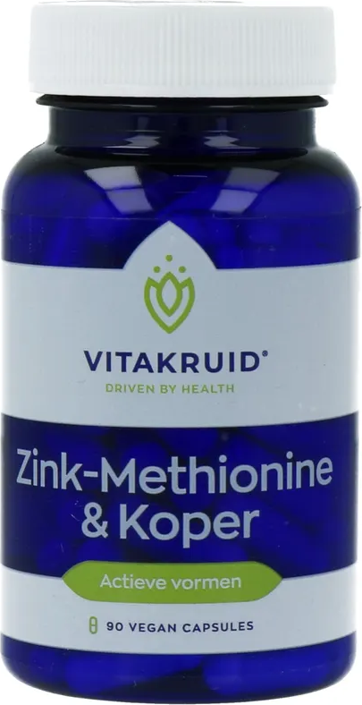 Vitakruid Zink Methionine Koper 90 vegancapsules
