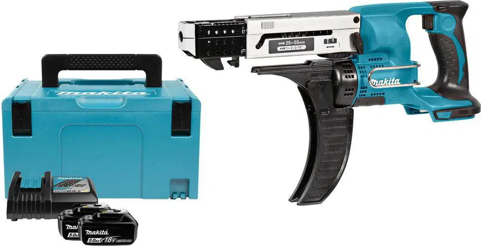 Makita DFR550RTJ Accu bandschroefmachine 25-55mm 18V 5.0Ah in Mbox