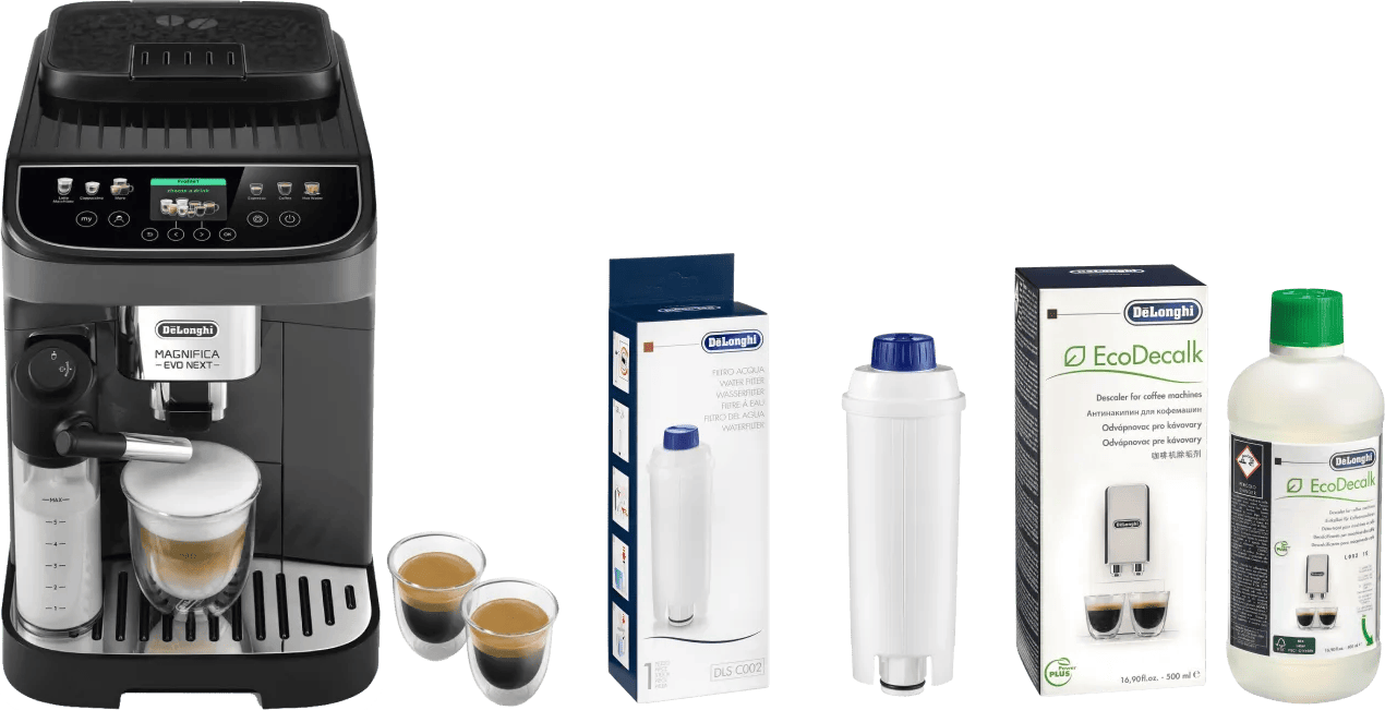 De'Longhi Magnifica EVO Next + Onderhoudspakket