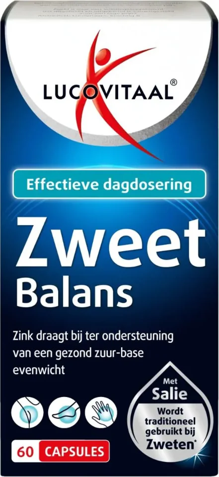2x Lucovitaal Zweet Balans 60 capsules