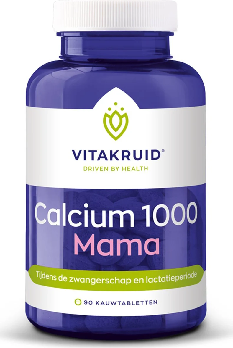 Vitakruid Calcium 1000 Mama 90 kauwtabletten