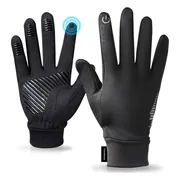 Travelhawk Handschoenen - Spatwaterdichte Handschoenen Heren - Handschoenen Dames - Handschoenen Winter - Scooter/Fiets - Zwart