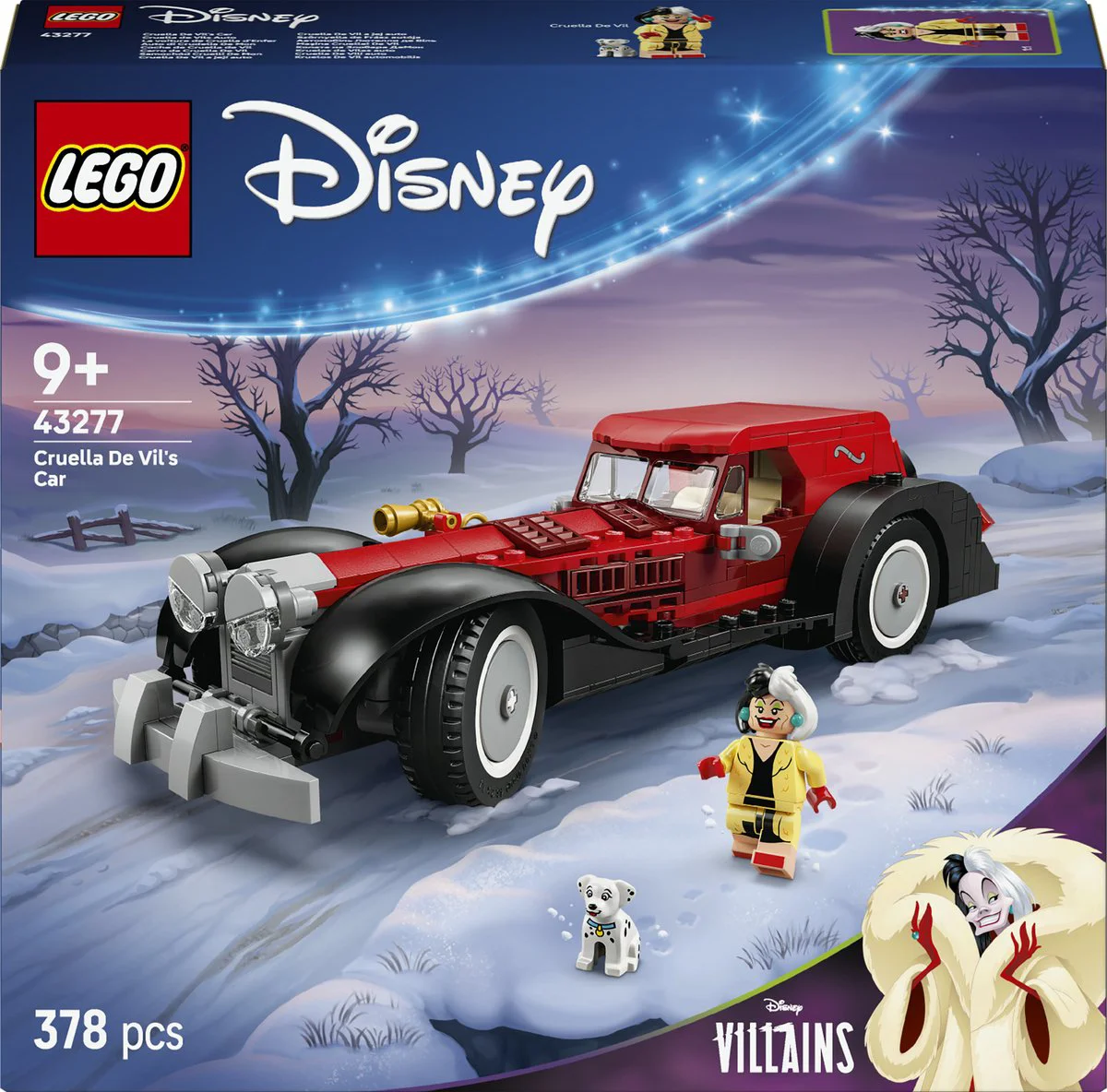 LEGO Disney Cruella de Vils auto 43277