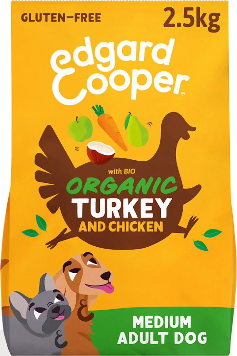 Edgard & Cooper Hondenvoer Droog Bio Kalkoen - Bio Kip 2,5 kg