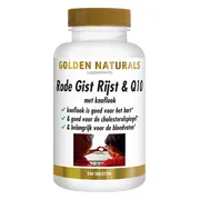 Golden Naturals Rode Gist Rijst & Q10 Vegan 240 tabletten