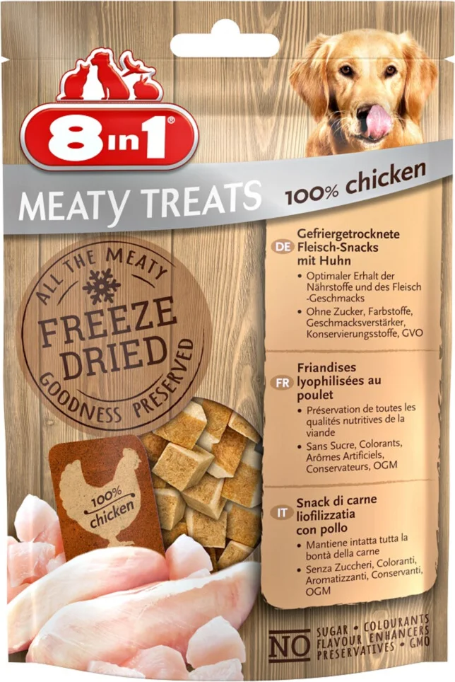 8in1 Meaty Treats Kip 50 gr