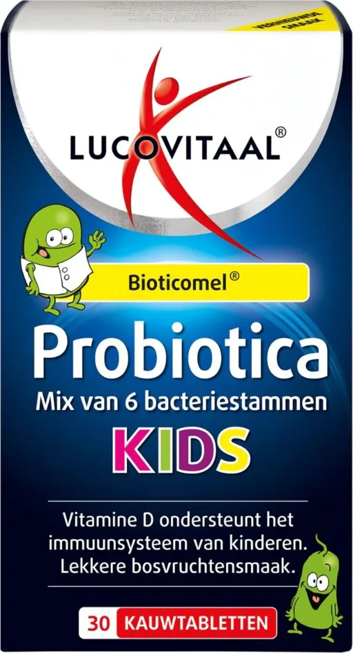 2x Lucovitaal Probiotica Kids Kauwtabletten 30 tabletten