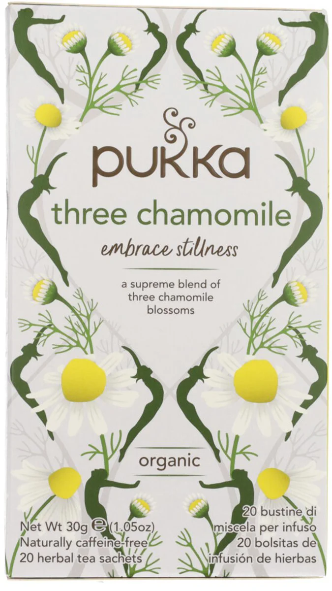 3x Pukka Biologische Thee Three Chamonile 20 stuks