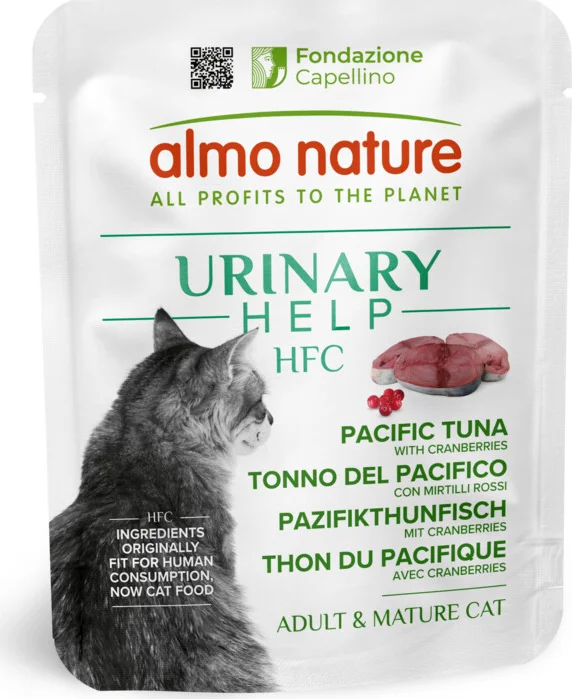 Almo Nature HFC Urinary Help Kattenvoer Tonijn uit de Stille Oceaan met Cranberries 50 gr