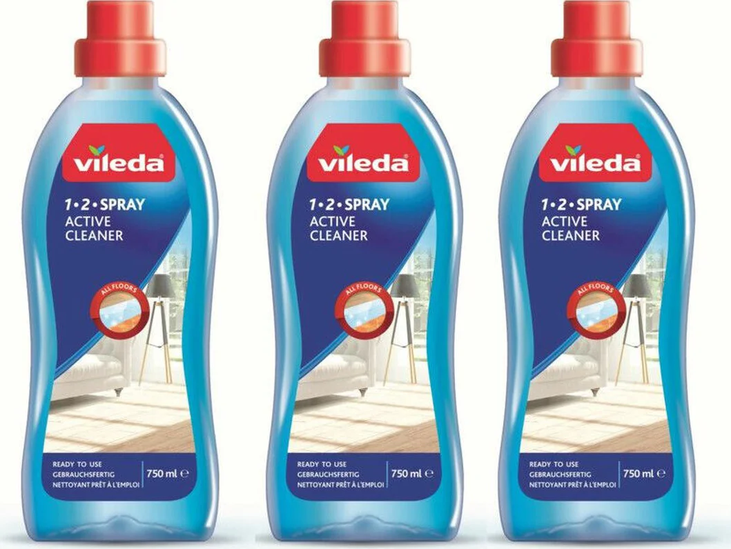 Vileda 1-2 Spray Liquid 3x 750 ml