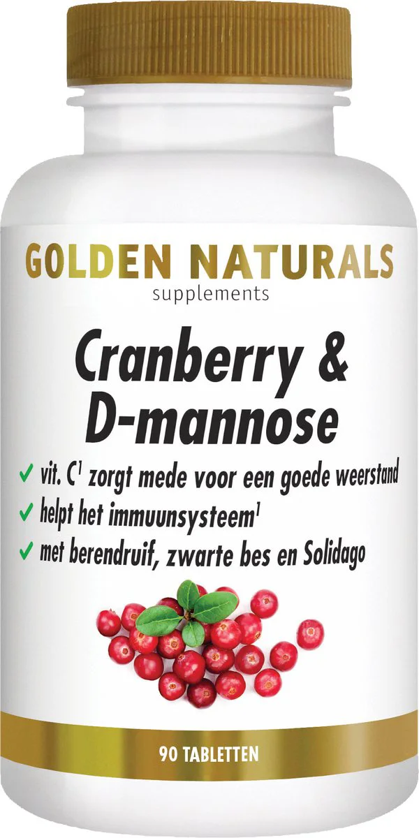 Golden Naturals Cranberry & D-mannose 90 vegacapsules