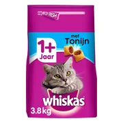 Whiskas 1+ Adult Katten Droogvoer Tonijn 3,8 kg