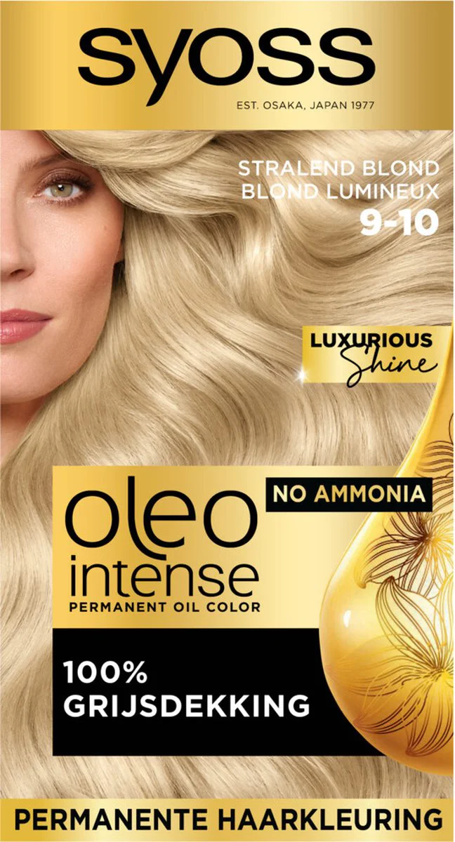 Syoss Oleo Intense Haarverf 9-10 Stralend Blond
