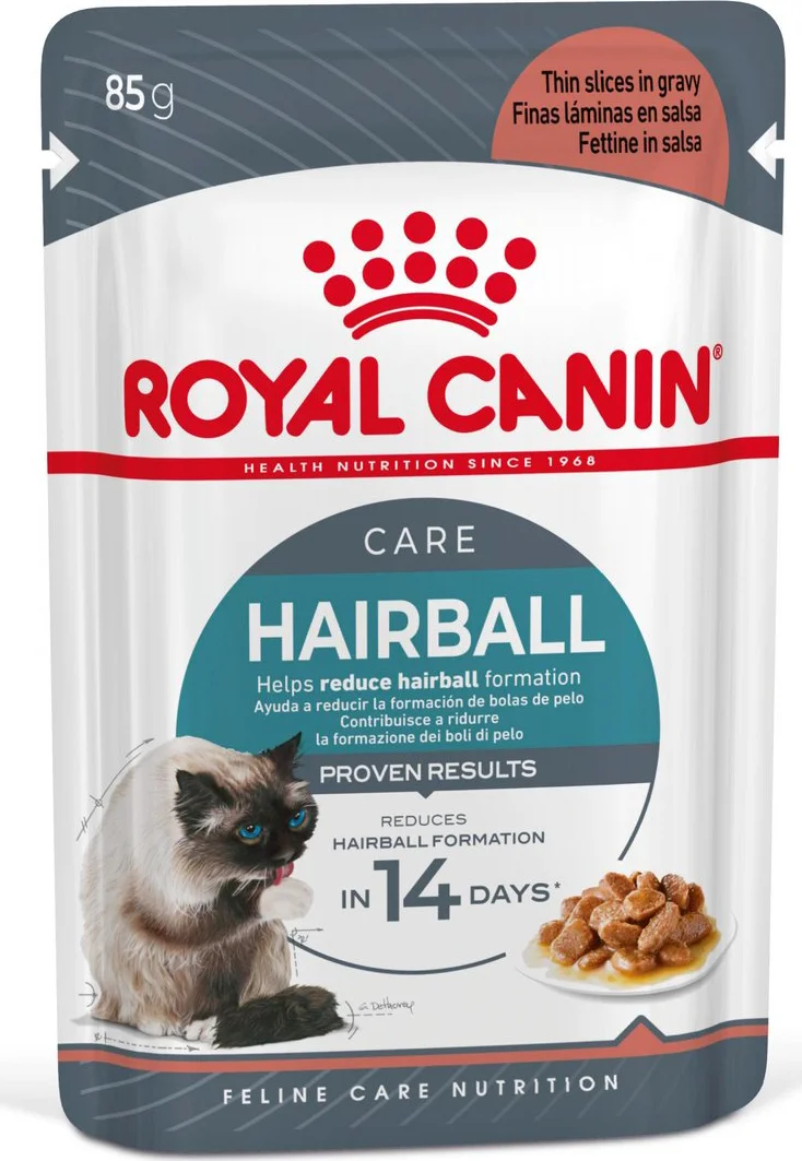 12x Royal Canin Kattenvoer Nat Hairball Care Gravy 85 gr