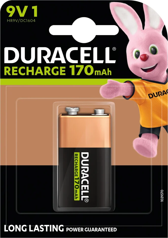 3x Duracell Oplaadbare Batterij Ultra 9V