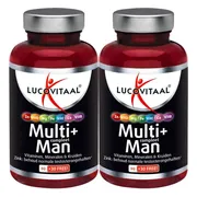 2x Lucovitaal Multi + Compleet Man 120 tabletten