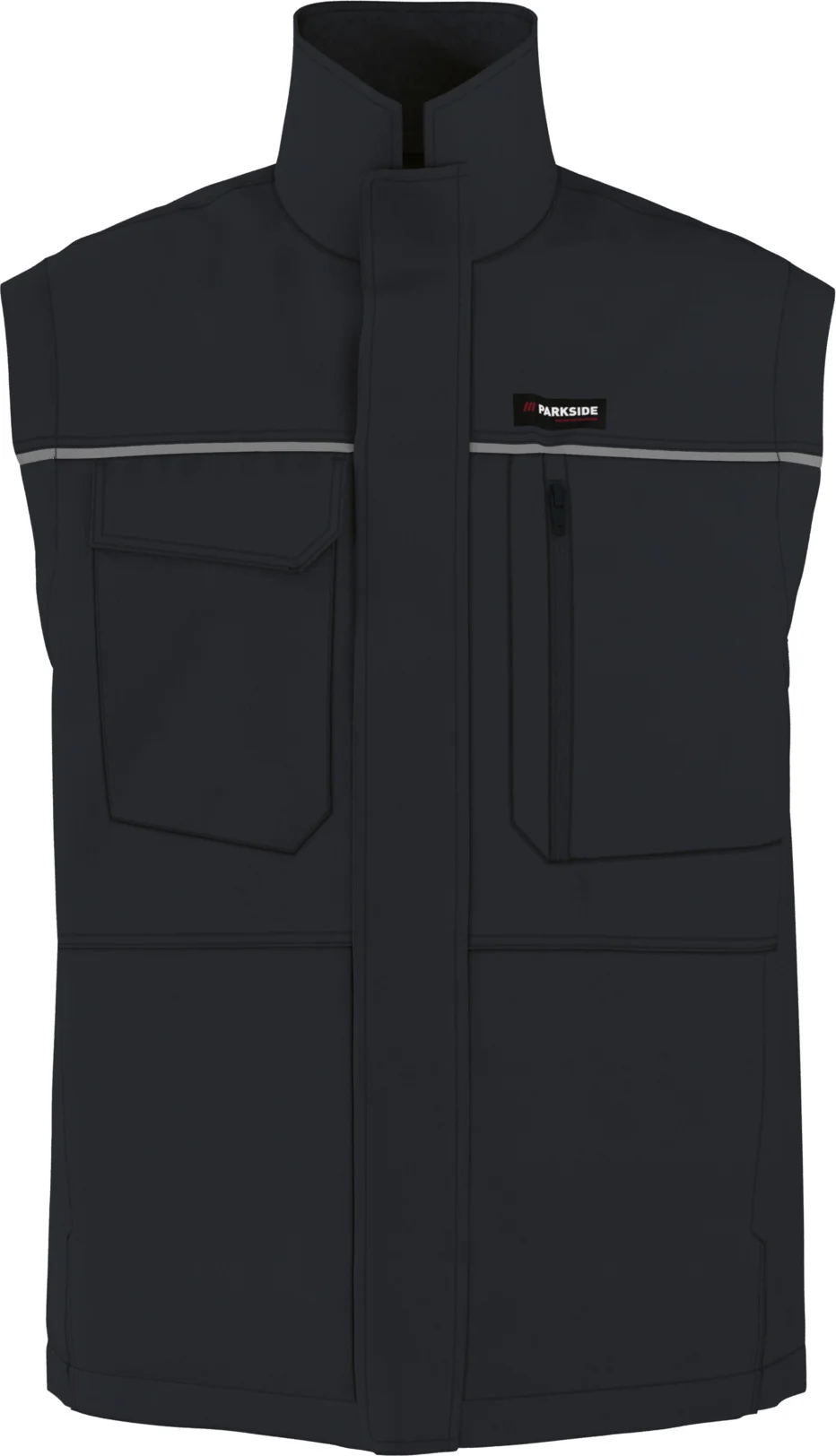PARKSIDE PERFORMANCE Heren werkvest (Zwart, XXL)