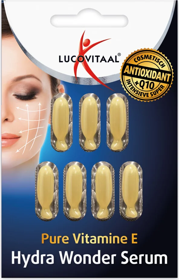 3x Lucovitaal Vitamine E Hydra Wonder Serum 7 Capsules