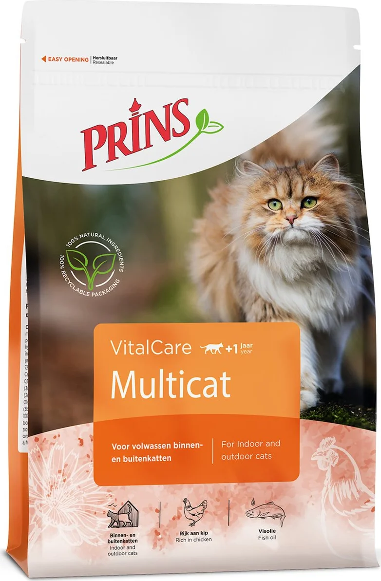 Prins VitalCare Multicat Kattenvoer 4 kg