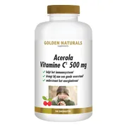 Golden Naturals Acerola Vitamine C 500mg 100 zuigtabletten