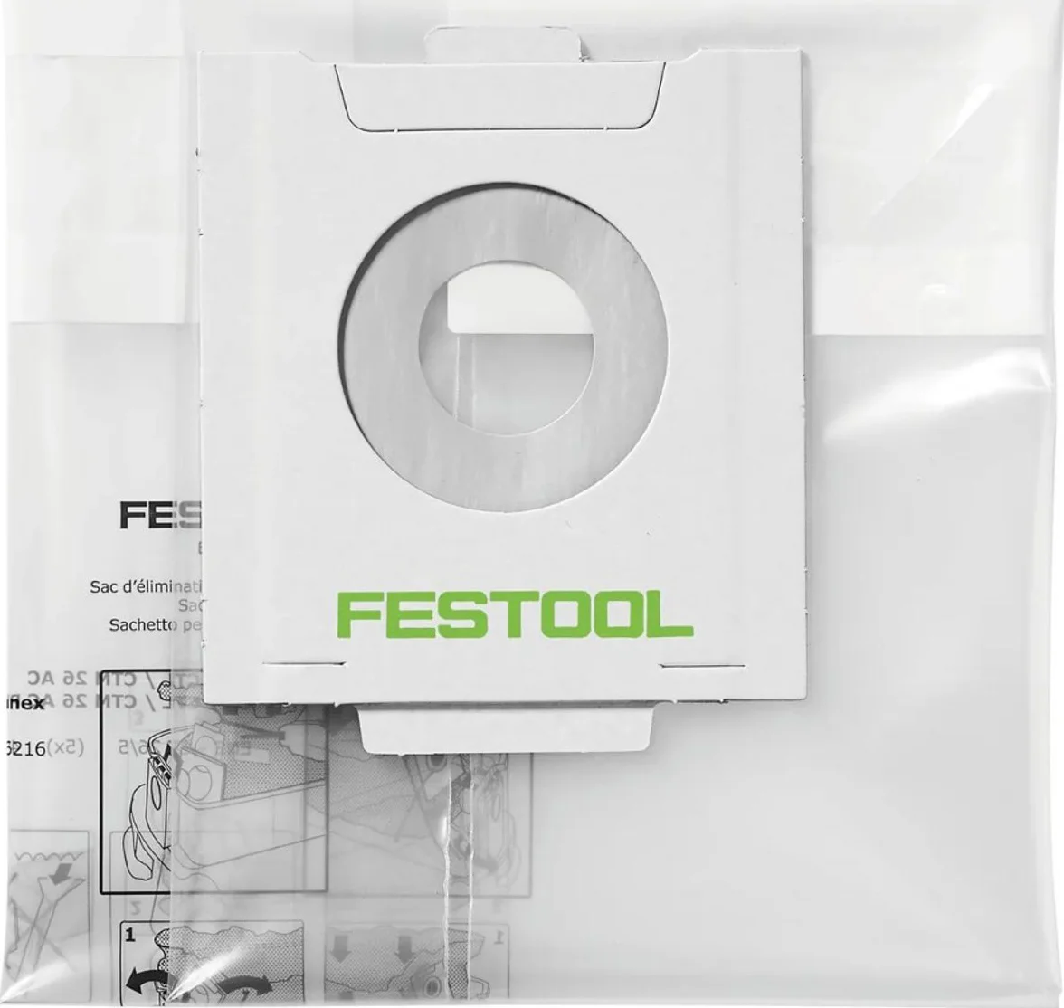 Festool ENS-CT 48 AC/5 Afvalzakken - 497540