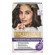 3x L'Oréal Excellence Cool Crème Permanente Crèmekleuring 5.11 - Ultra As Lichtbruin