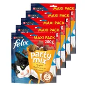 5x Felix Kattensnack Party Mix Original 200 gr