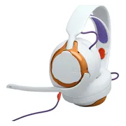 JBL Quantum 250 - Bedrade Gaming Headset - Over-ear Koptelefoon met Microfoon - 3.5 mm Jack - Voor PC, PlayStation, Xbox & Laptop - Licht Teal/Oranje